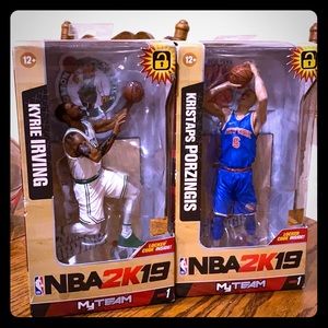 Kyrie Irving +Kristaps porzingis NBA 2K19 BNIB LOT